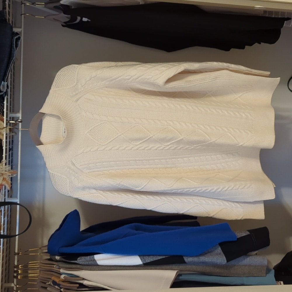 Reiss Cable Knit Oversize Sweater Size XL